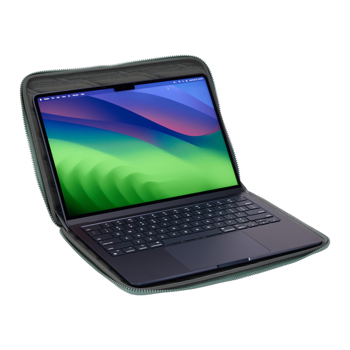 Funda Thule Gauntlet para MacBook Semi Rigida 16 pulgadas Hazy Green