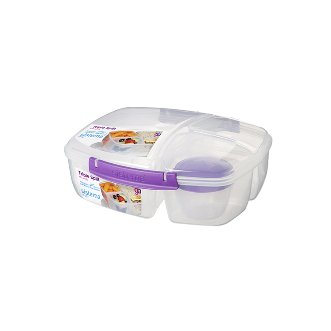 Contenedor Sistema Triple Splip To Go 2 lts