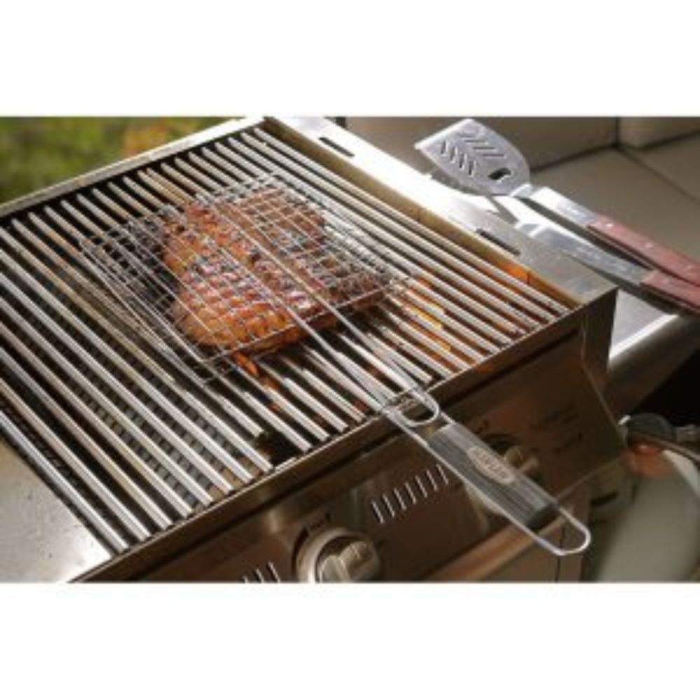 Canasto Multiuso para Parrilla Acero Inox. Man Law