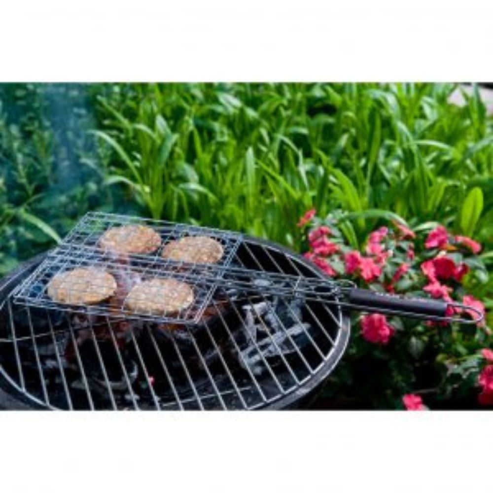 Canasto Multiuso para Parrilla Acero Inox. Man Law