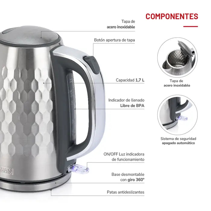 Hervidor Thomas 1,7 Litros TH-5415i