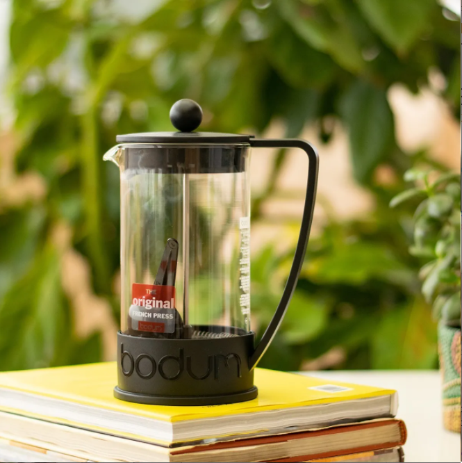 Cafetera Prensa Francesa Bodum de Borosilicato 350 ml Negra