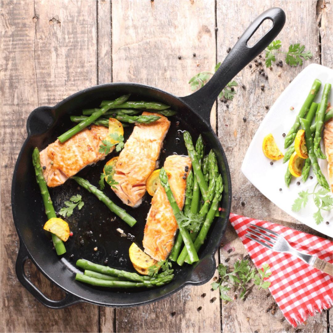 Sartén Victoria Hierro Fundido Esmaltado 30 cm