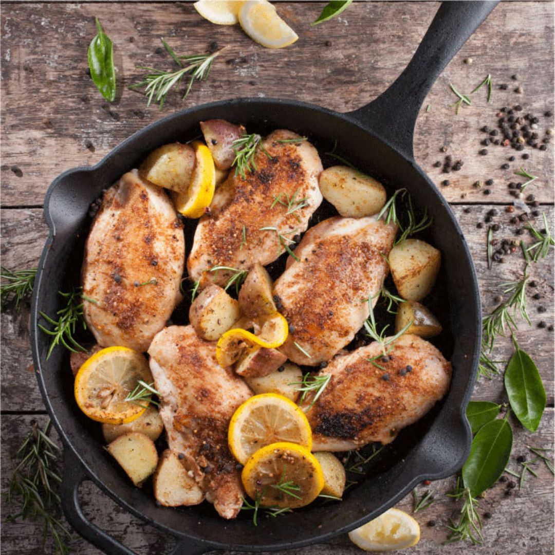 Sartén Victoria Hierro Fundido Esmaltado 30 cm