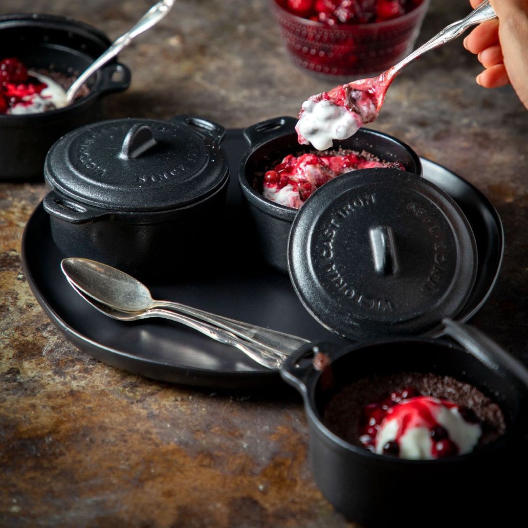 Mini Olla Victoria Cocotte de Hierro Fundido Precurado