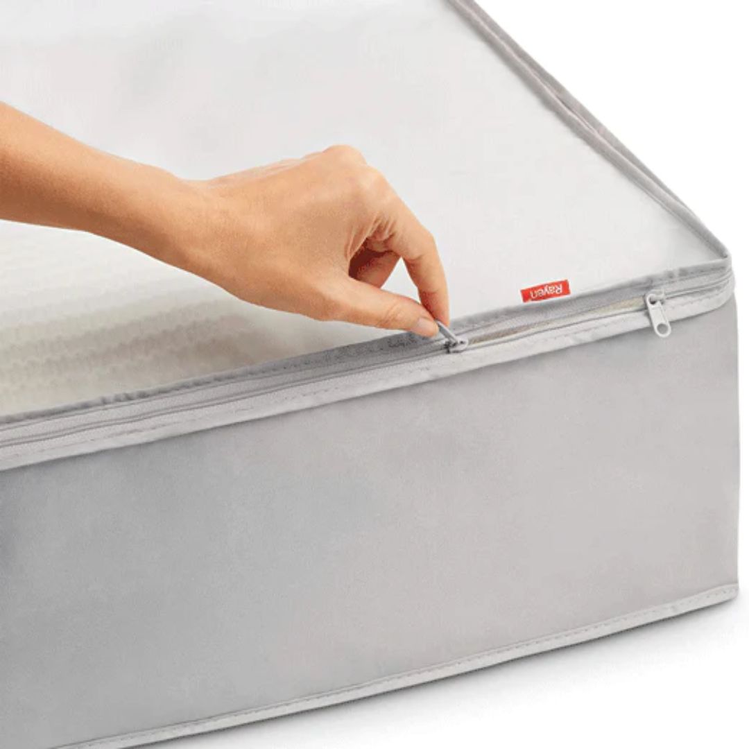 Funda para Mantas y Ropa Deluxe Gris 55 x 65 cm