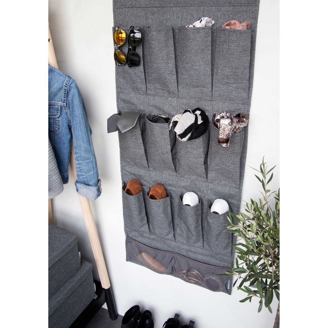 Organizador Bigso Box Colgante Con Bolsillos 52 x 124 cm