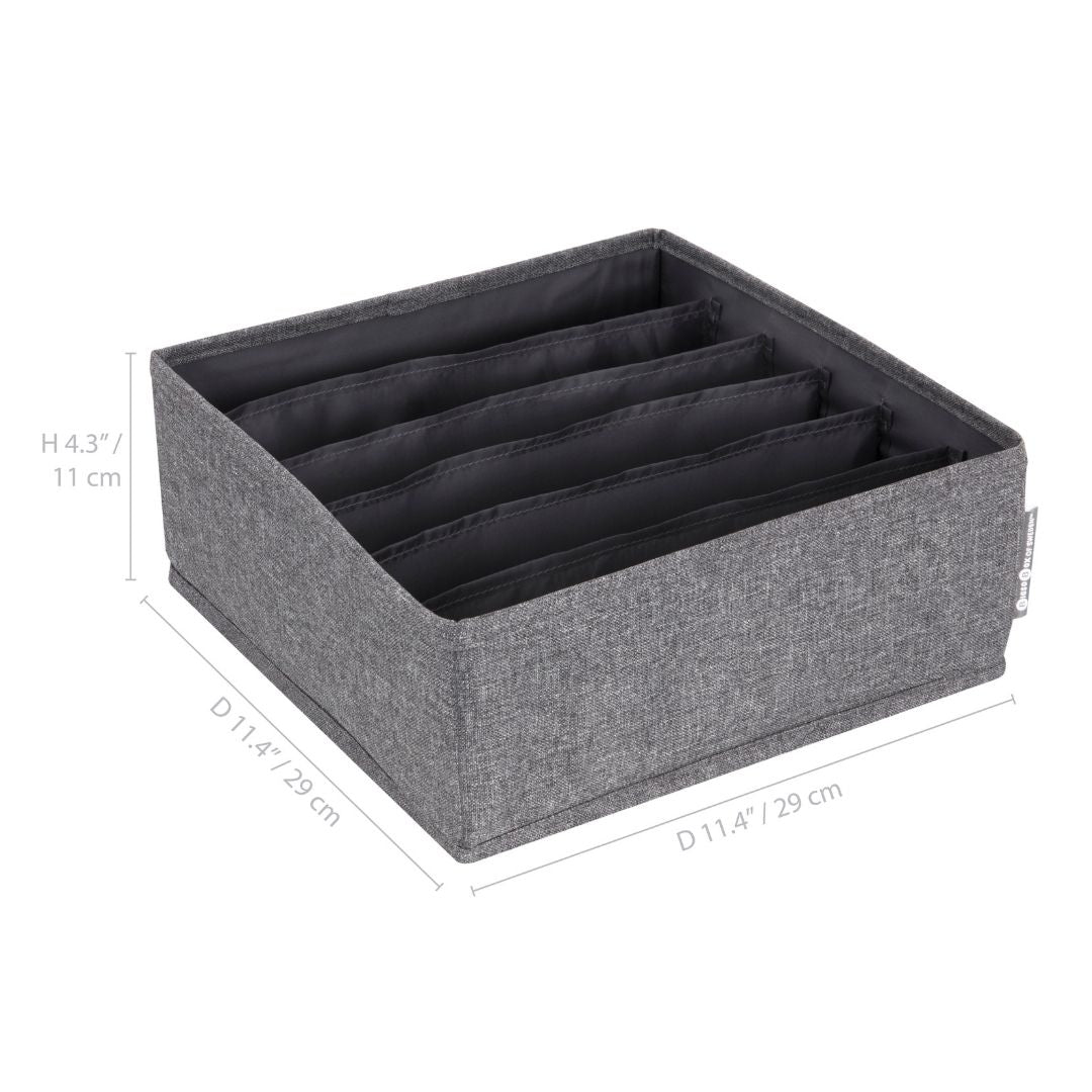 Organizador para Cajón Bigso Box de 6 Divisiones 29 x 29 cm