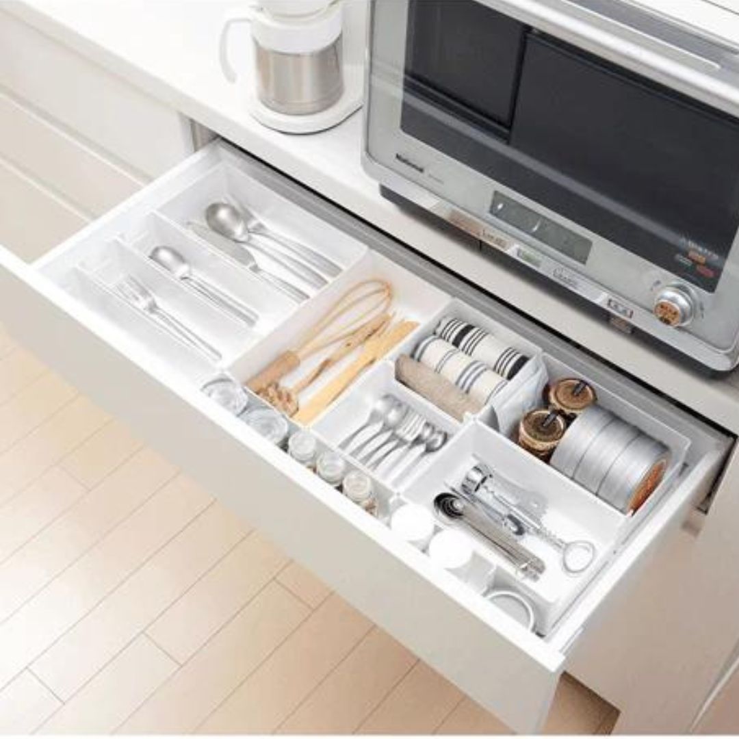 Organizador para Cajon y despensa Apilable 21 x 14 cm