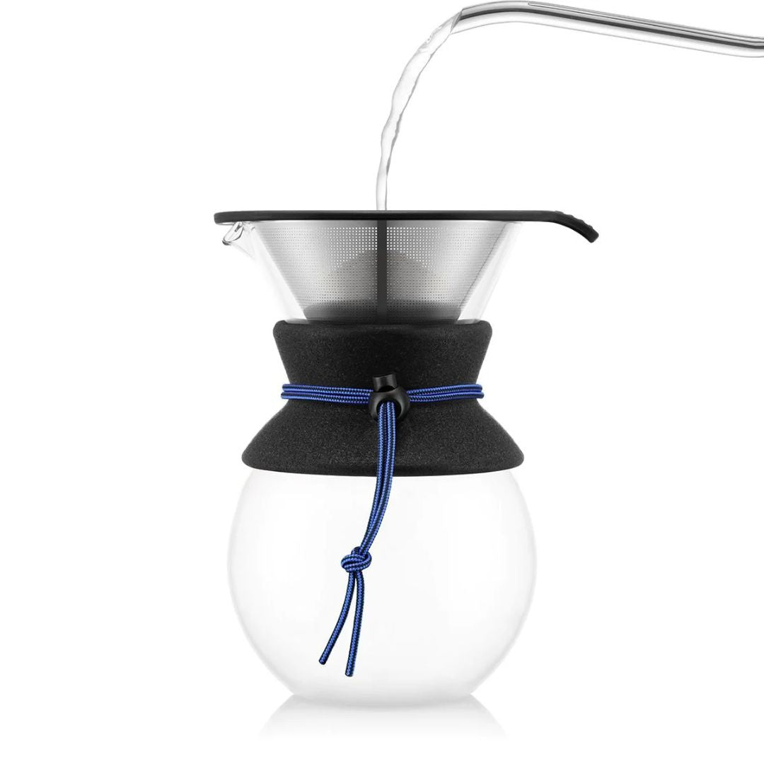 Cafetera De Goteo Bodum 1 lt Con Filtro Metálico Color Azul