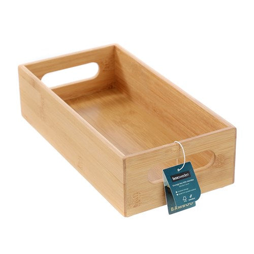 Caja Organizadora de Bambú Boxsweden 30 x 15 cm