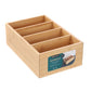 Caja Organizadora Boxsweeden de Bambú 25 x 16 cm