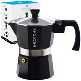 Cafetera Milano 3 Tazas 150 ml Negra