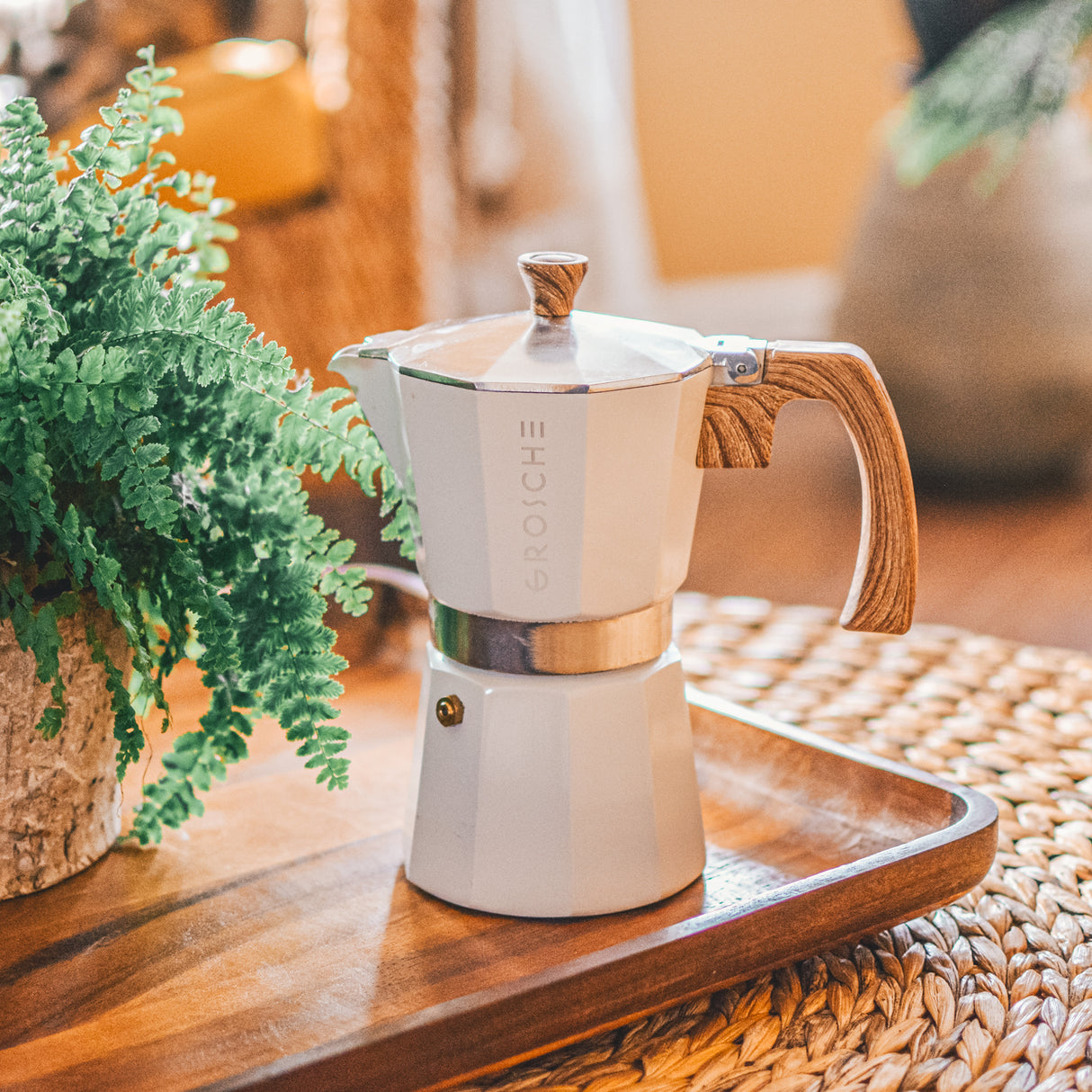 Cafetera Milano 3 Tazas 150 ml Blanca
