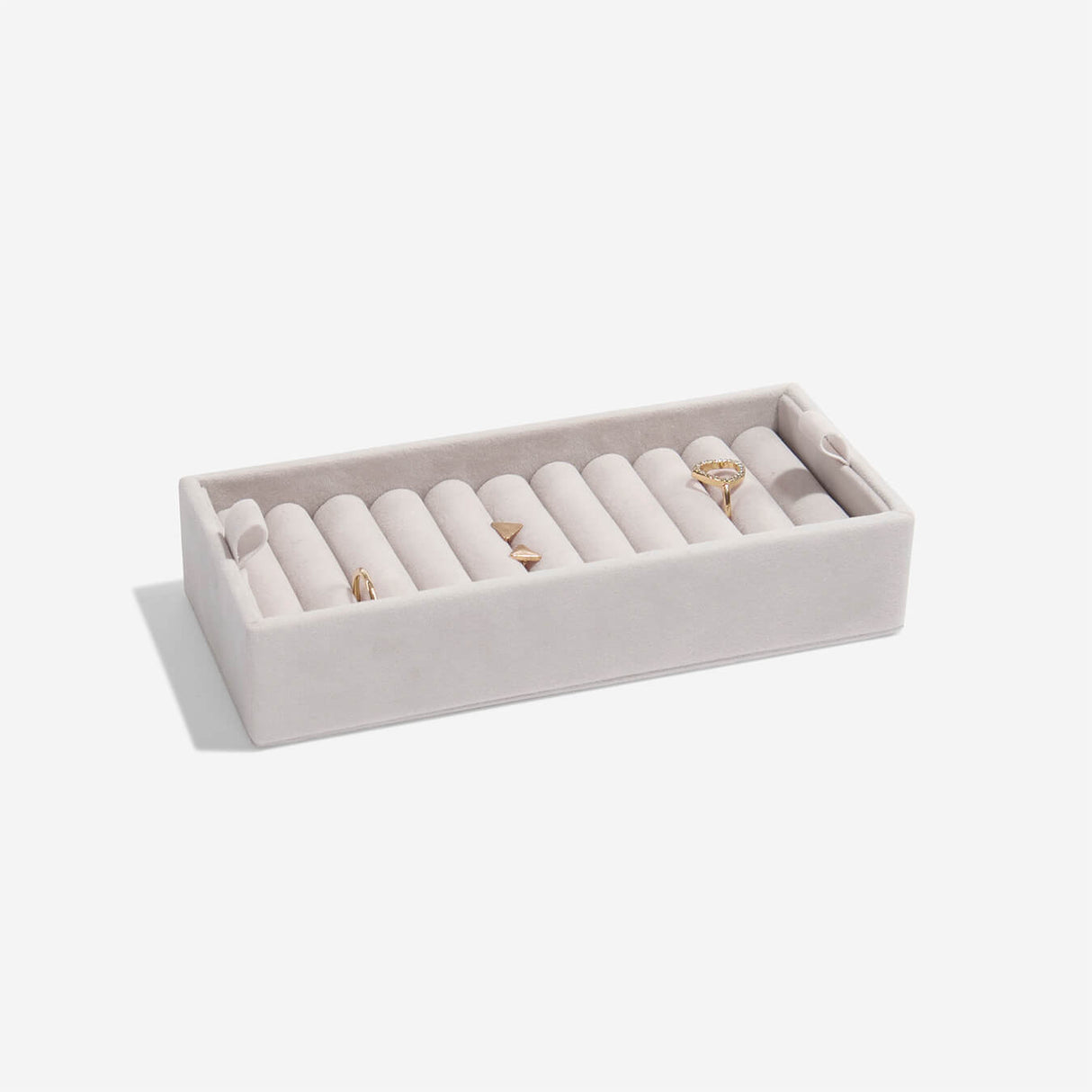 Joyero para anillos y aros, 10 compartimientos