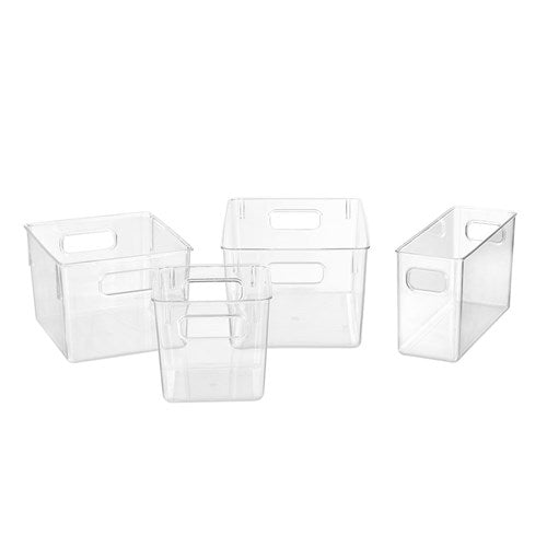 Organizador Refrigerador Boxsweeden Transparente Mediano 21 x 19 cm