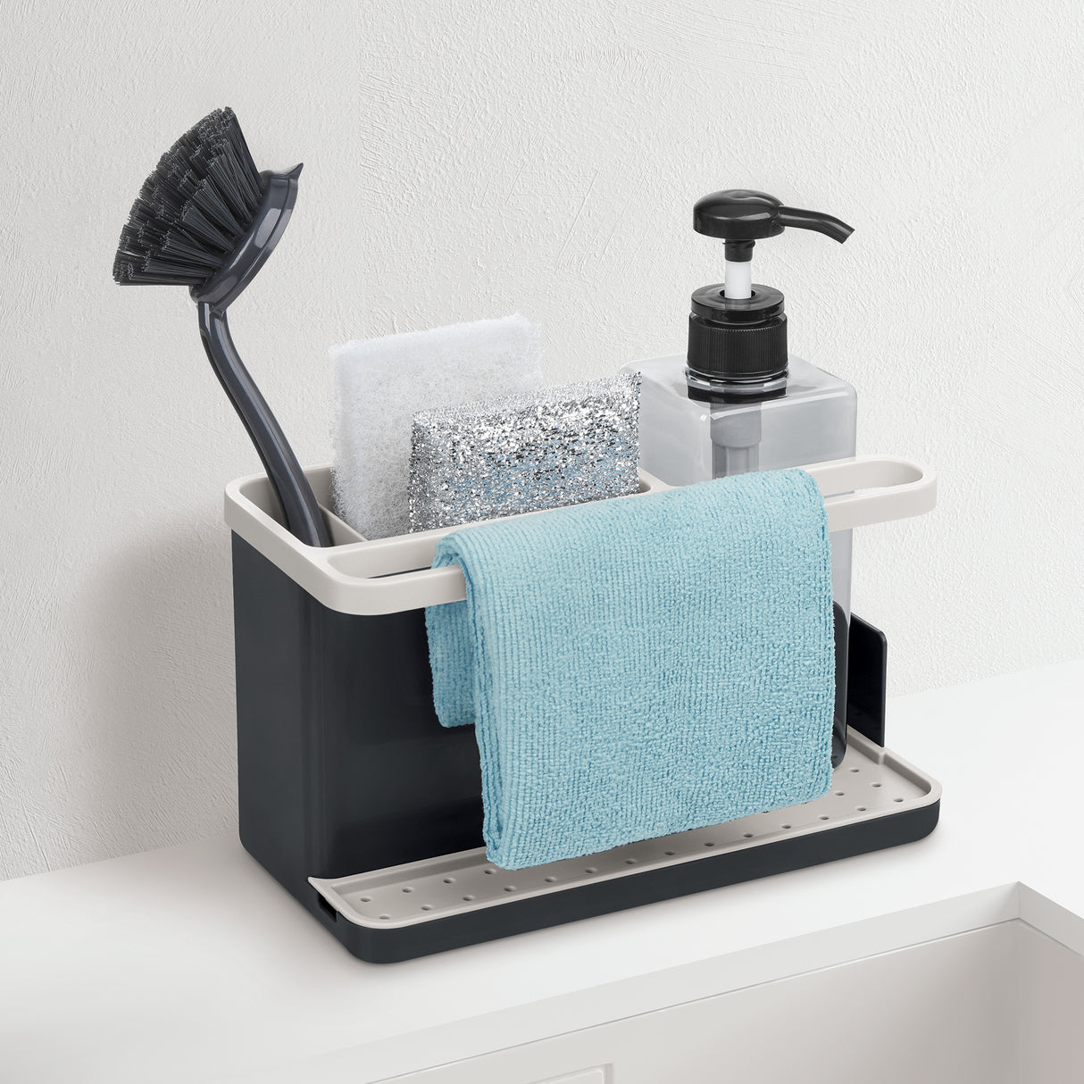 Organizador con Jabonera para Lavaplatos Rayen