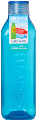 Botella Agua Sistema Cuadrada 1.0 lts.