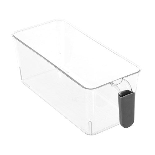Contenedor rectangular transparente pequeño