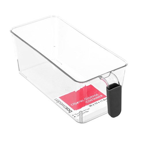 Contenedor Refrigerador Rectangular Transparente 30 x 13 cm