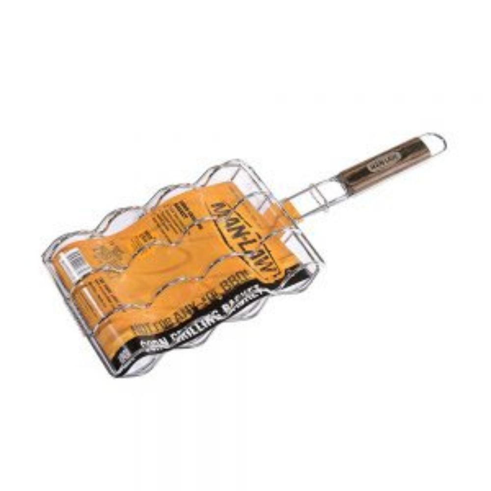 Canasto Multiuso para Asar Vegetales Acero Inox. Man Law