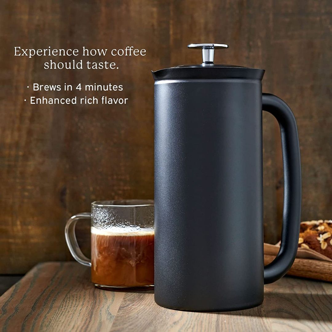 Cafetera negra P7 1 lt