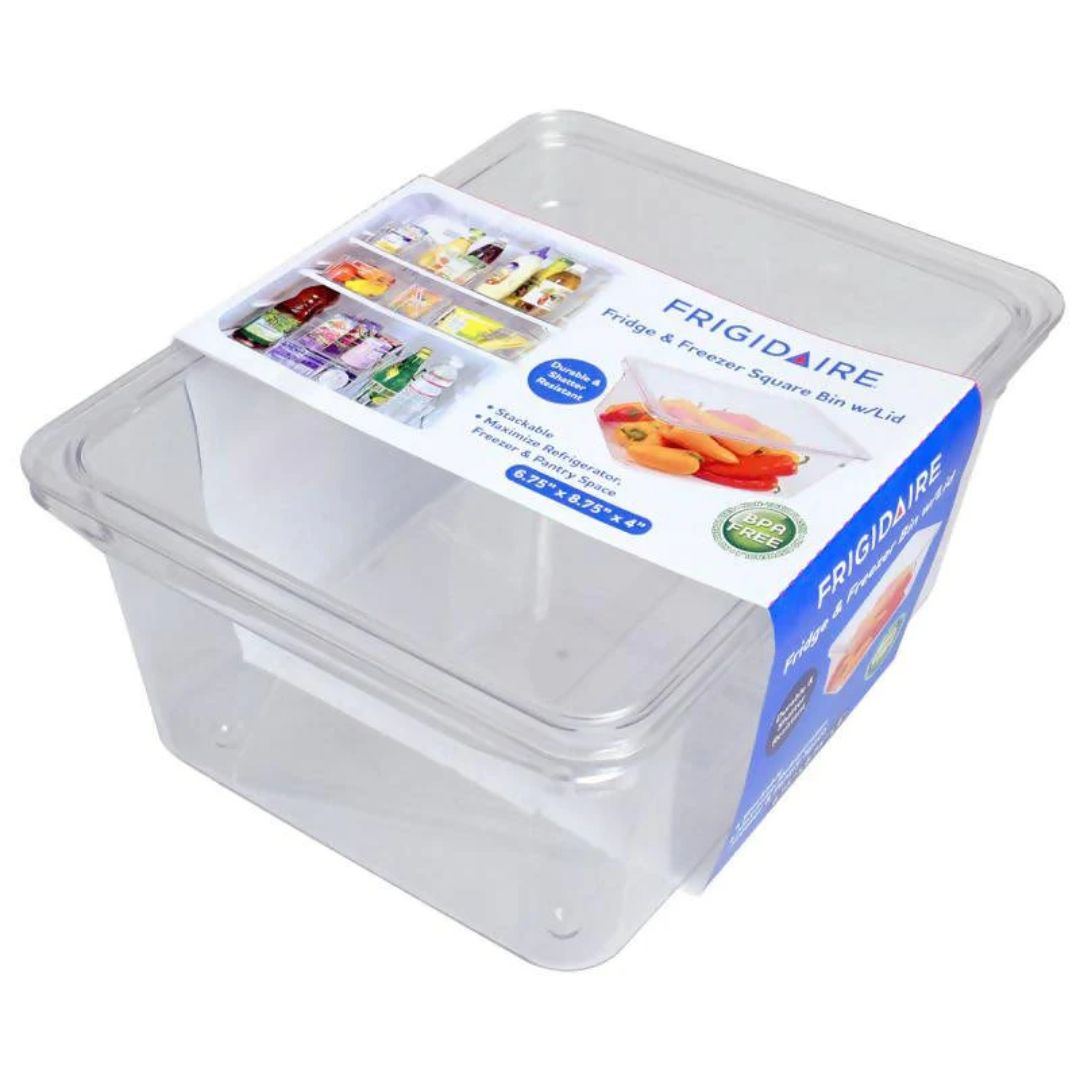 Contendor para refrigerador con tapa