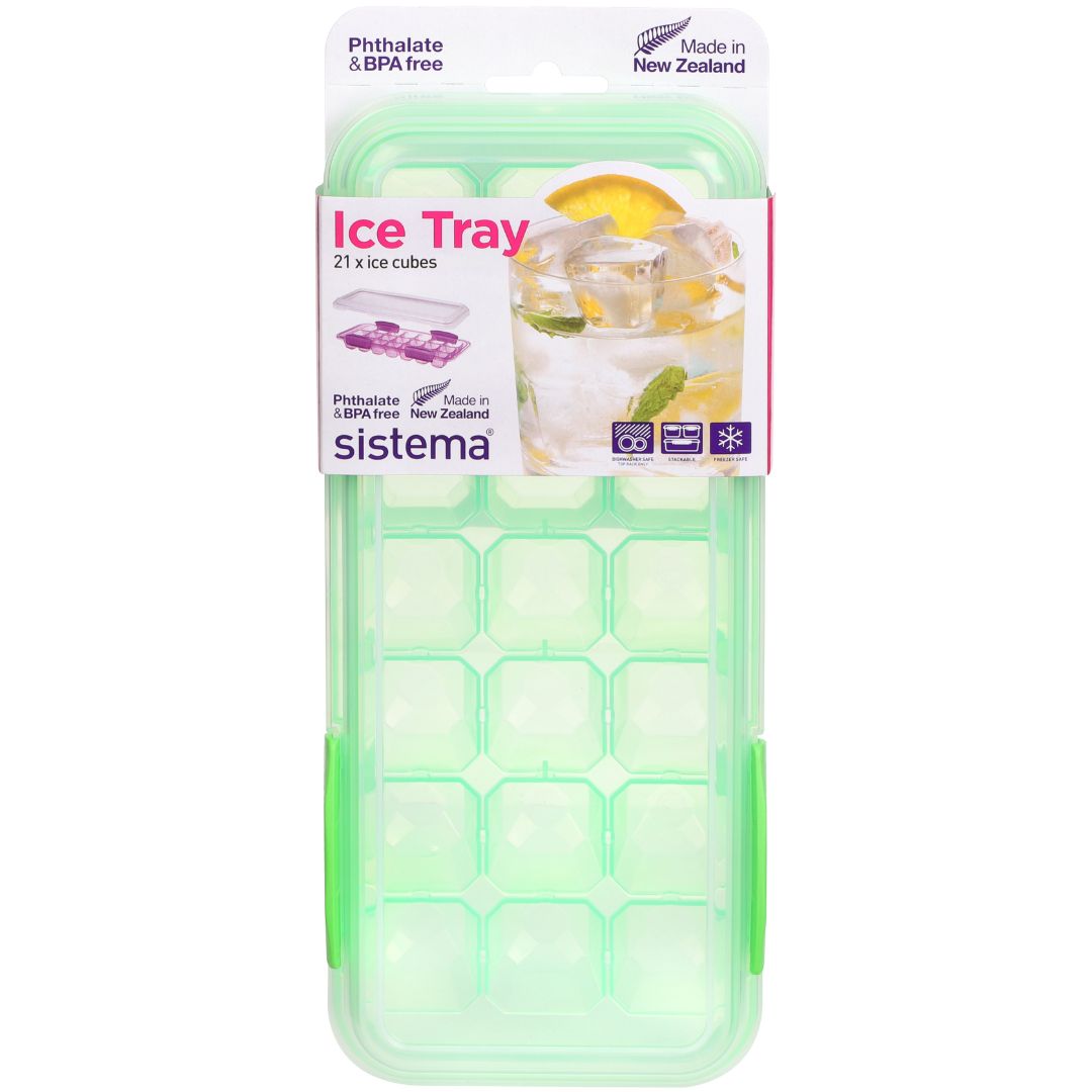 Cubetera de hielo con tapa grande