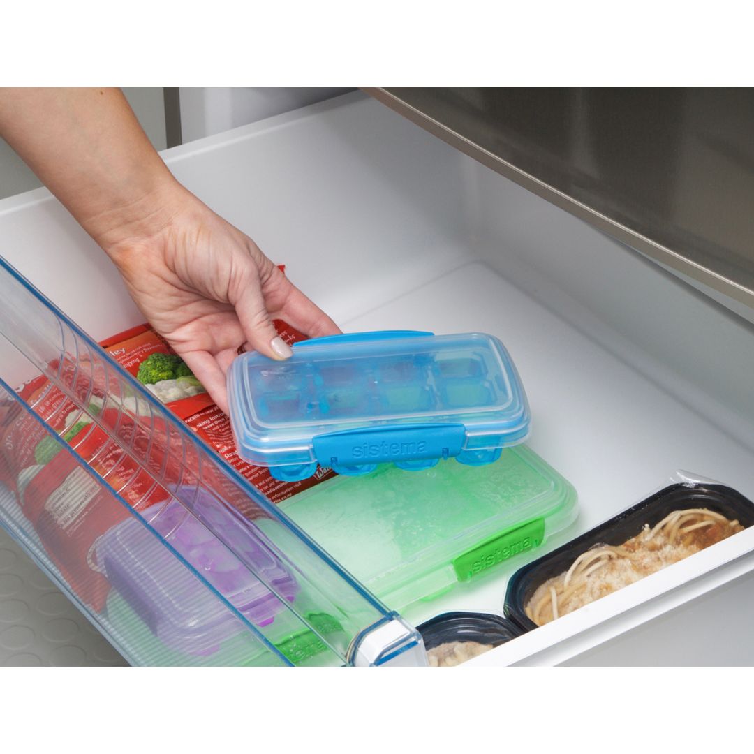 Cubetera de hielo con tapa mediana