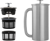 Cafetera Prensa Francesa Metal P7 1 Litro