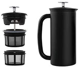 Cafetera Prensa Francesa P7 1 Litro Negra