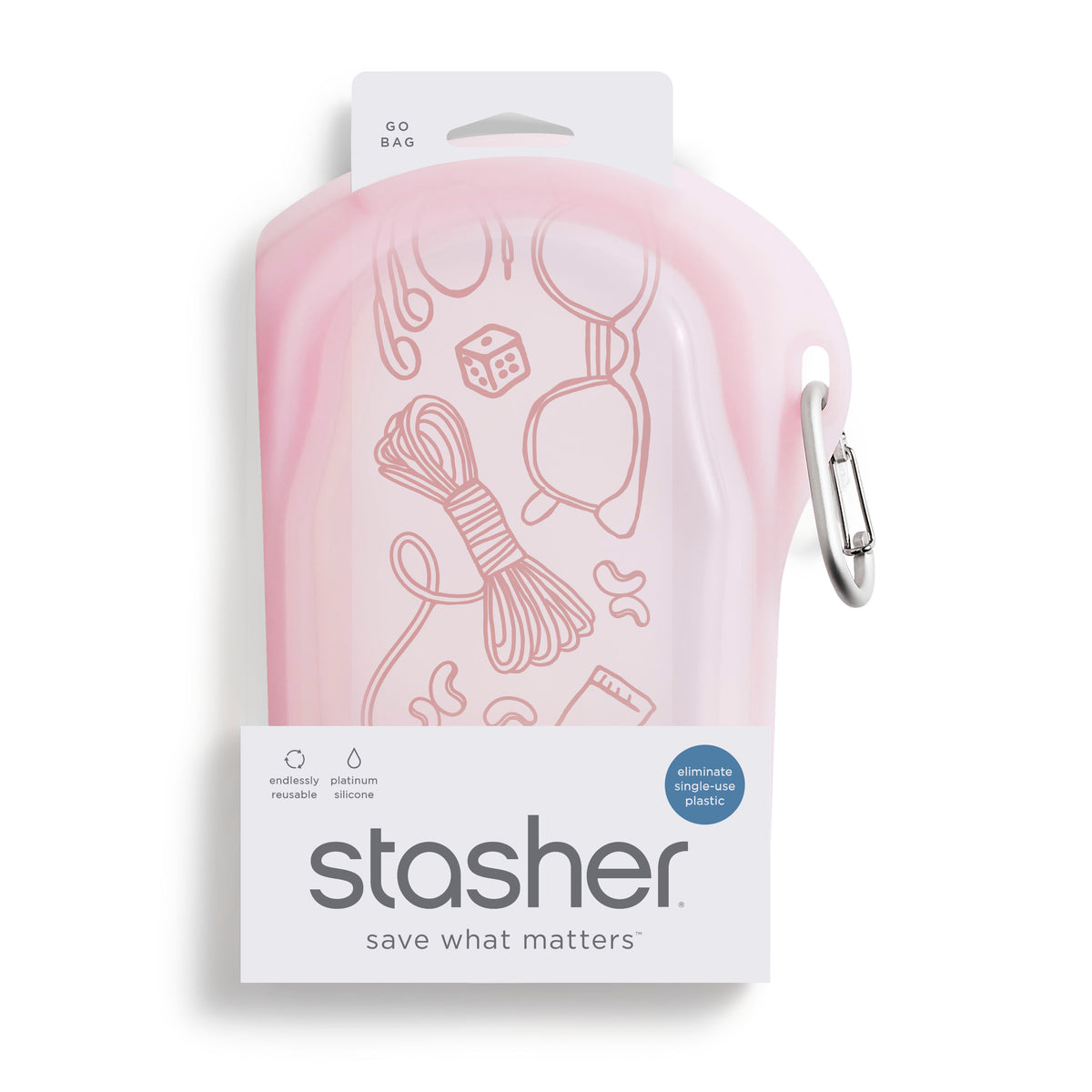 Bolsa Stasher GO de Silicona Reutilizable 532 ml