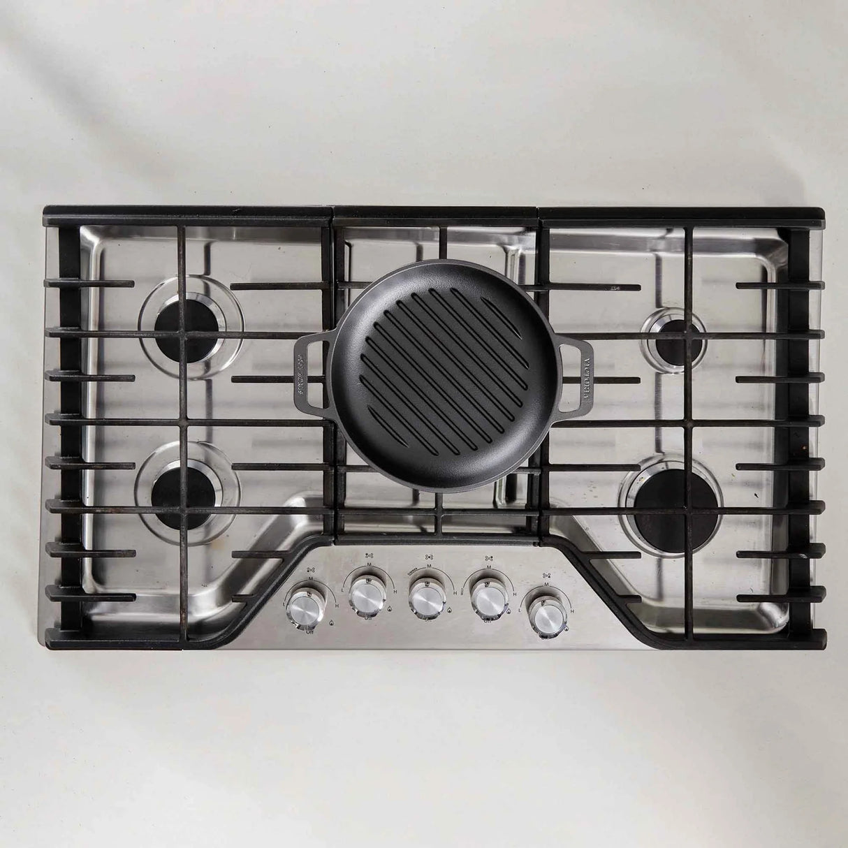 Sarten Victoria Redondo Grill 25 cm Hierro Fundido Precurado
