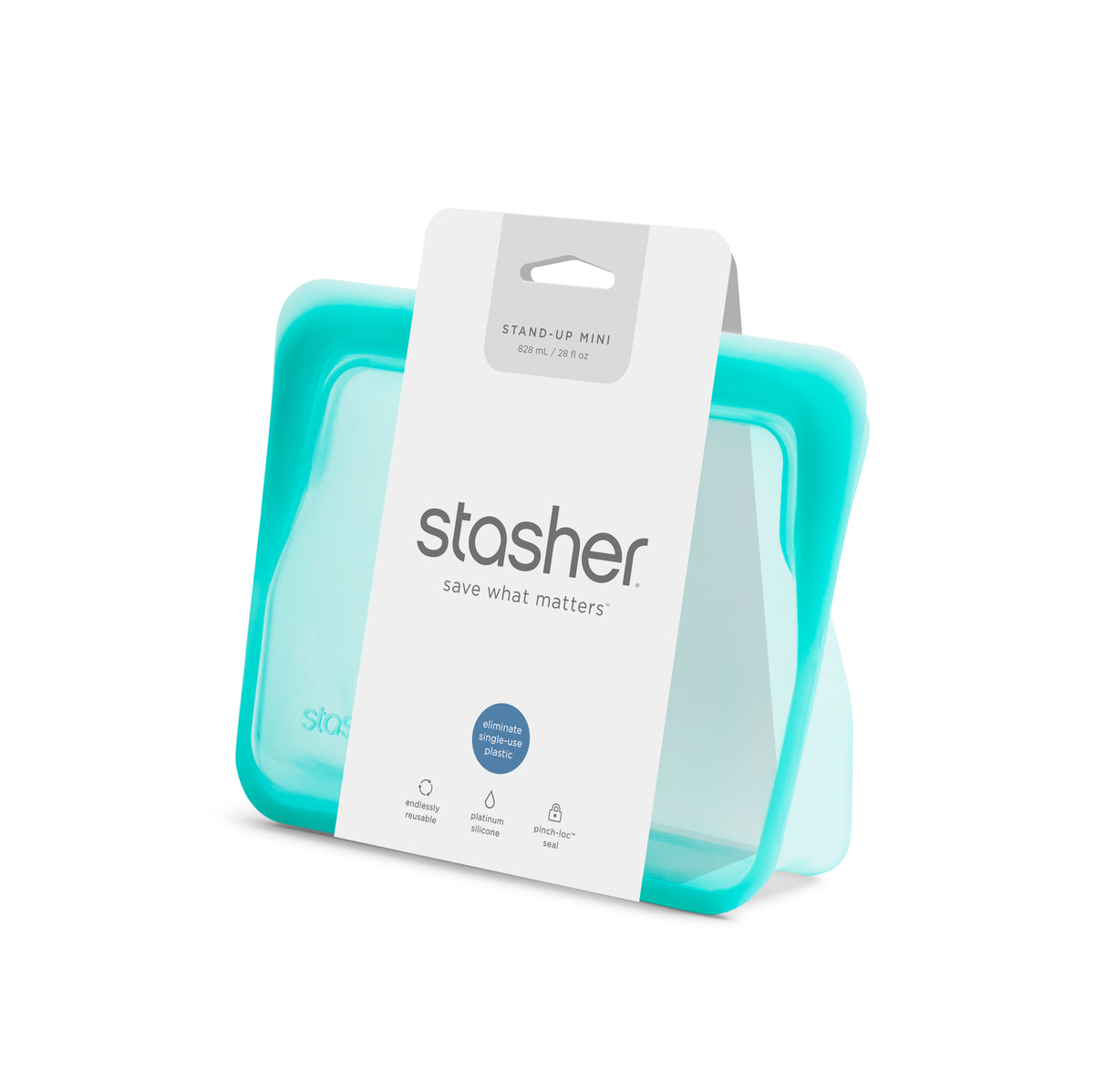 Bolsa Stasher SUP Mini de Silicona Reutilizable 828 ml