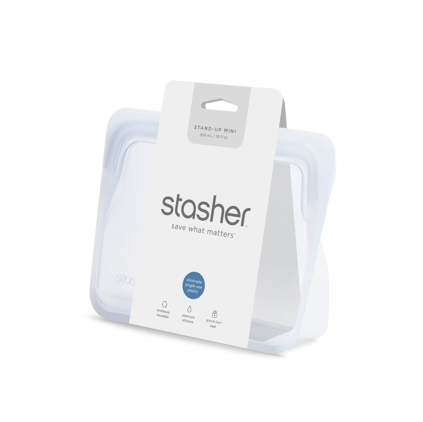 Bolsa Stasher SUP Mini de Silicona Reutilizable 828 ml