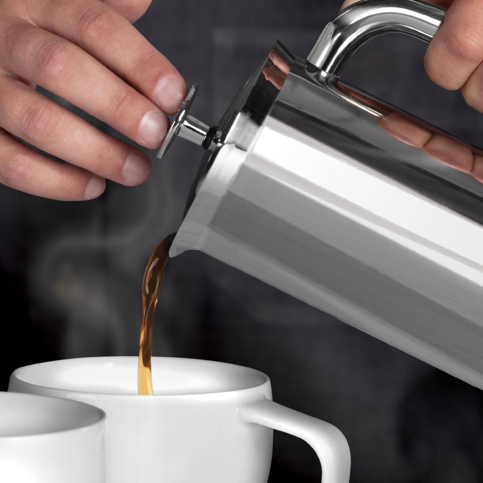 Cafetera Prensa Francesa Metal P7 1 lt