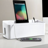 Organizador UT-Wire para Cables y Estación De Carga XL Blanco