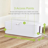 Organizador UT-Wire para Cables y Estación De Carga XL Blanco