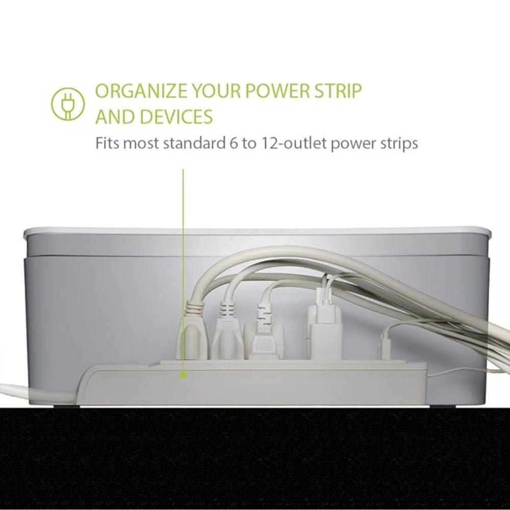 Organizador UT-Wire para Cables y Estación De Carga XL Blanco