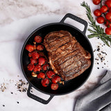 Sarten Victoria Redondo Grill 25 cm Hierro Fundido Precurado