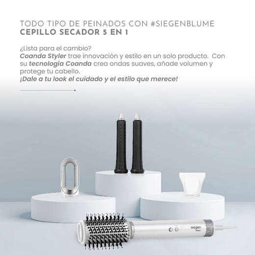 Cepillo Ondulador Siegen Coanda Styler 5 en 1 SG-B2810