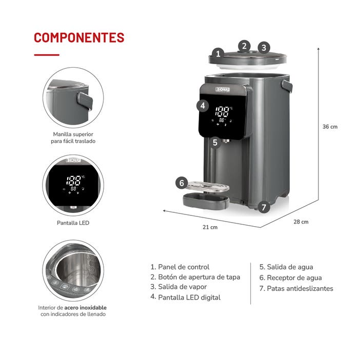 Termo Hervidor Thomas 5.0 TH-TK50