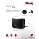 Tostador Thomas para 2 Panes TH-117
