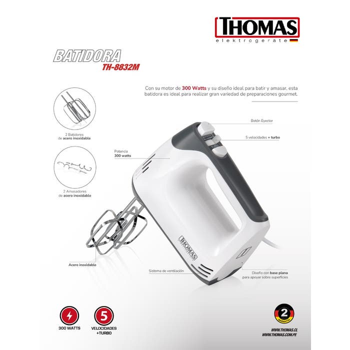 Batidora Manual Thomas TH-8832M