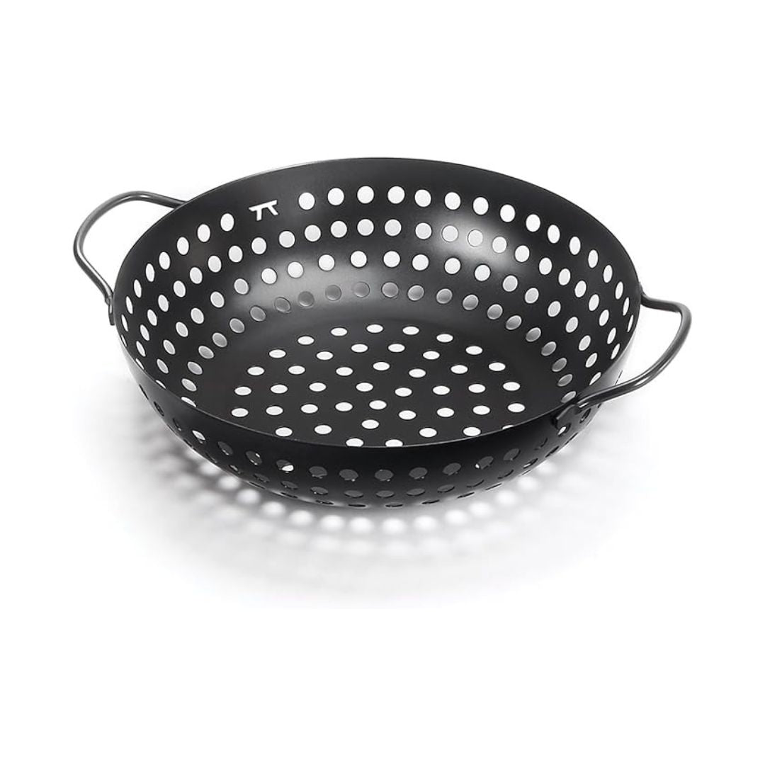 Wok Metalico para Parrilla Antihaderente Negro Outset