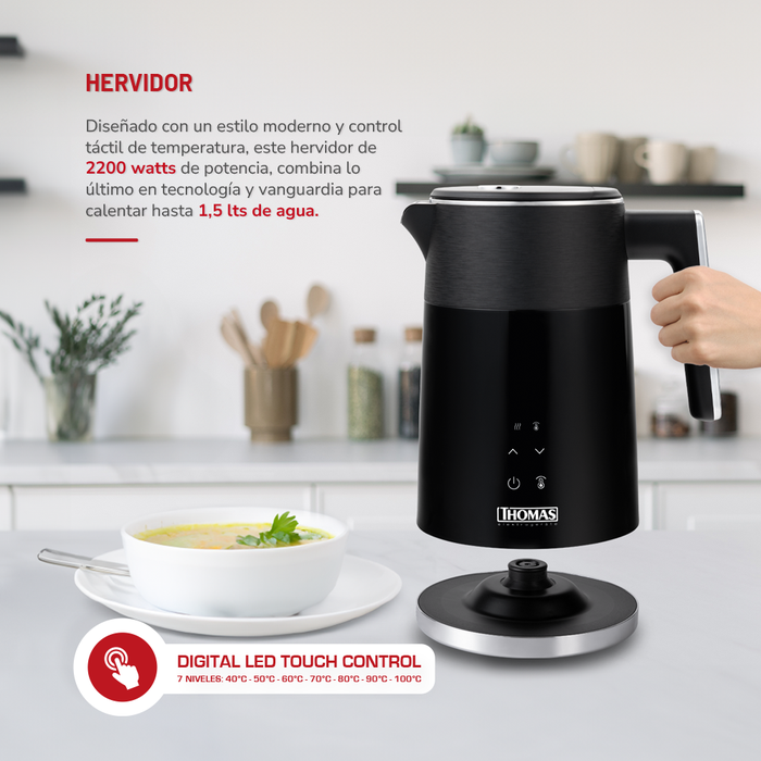 Hervidor Thomas Digital Led Touch Control TH-6220DN