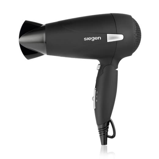 Secador Siegen Let's Go Travel Negro Tourmalina Ion SG-3012