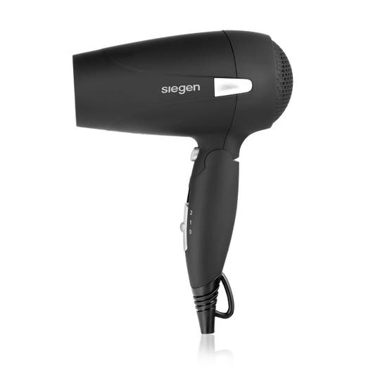 Secador Siegen Let's Go Travel Negro Tourmalina Ion SG-3012