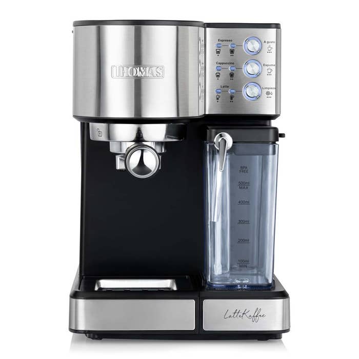 Cafetera Thomas Espresso LatteKaffee TH-160DELI + Porta Filtro para cápsulas