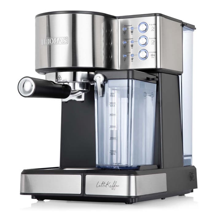 Cafetera Thomas Espresso LatteKaffee TH-160DELI + Porta Filtro para cápsulas